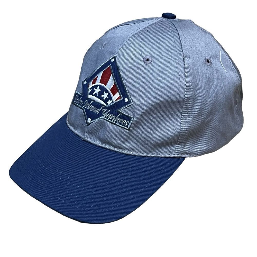 Staten Island Yankees Blue Gray Baseball Hat Cap Adjustable